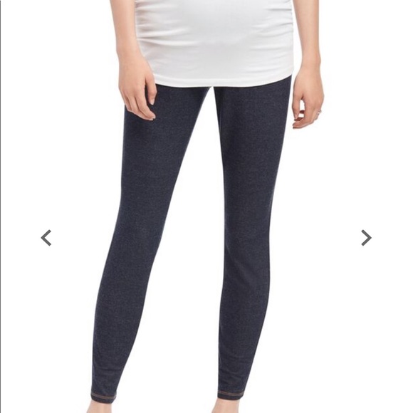 Motherhood Maternity Pants - Motherhood Maternity Denim Leggings XL